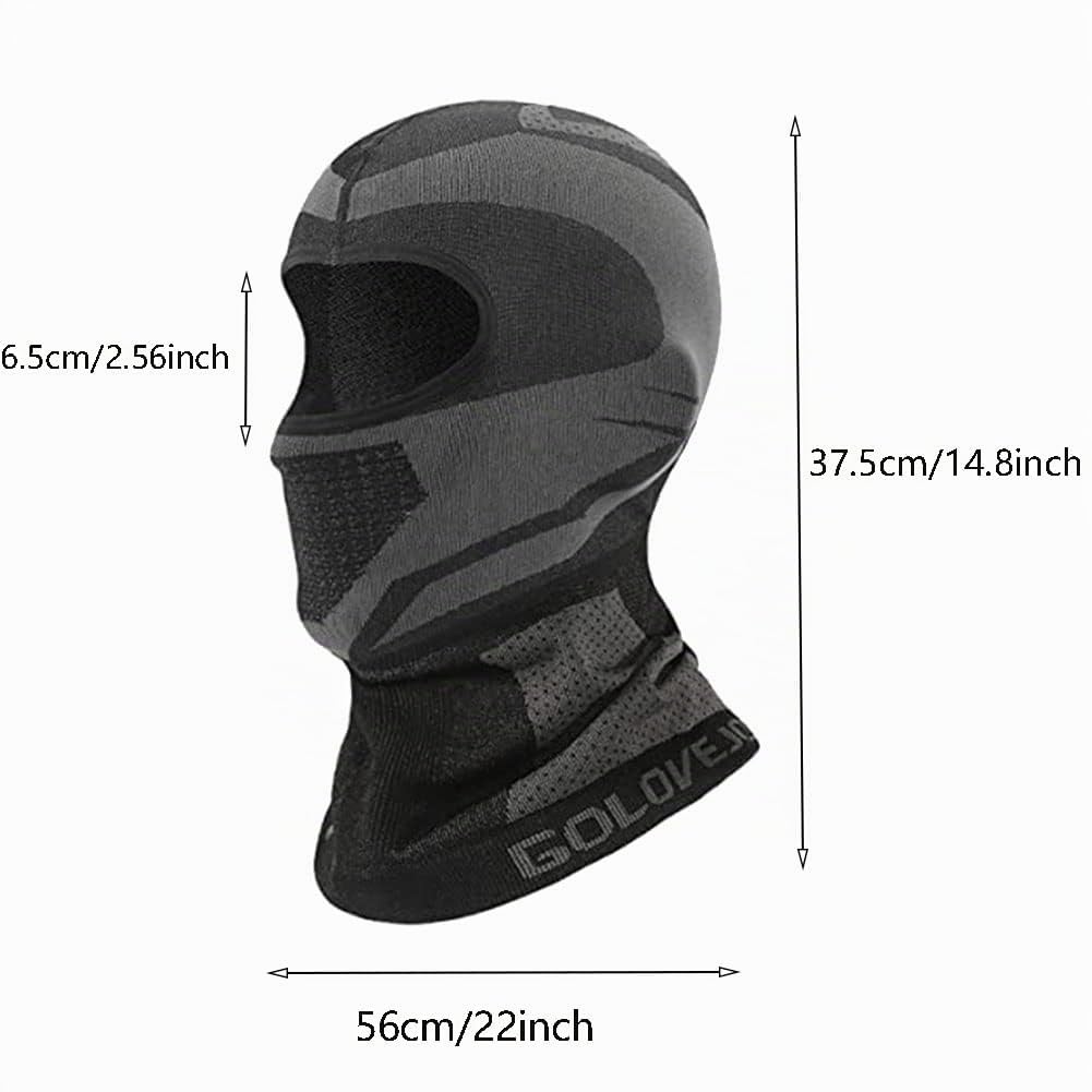 Máscara Pasamontañas, Balaclava Máscara Facial de Deportes al Aire Libre, Pasamontañas Moto Invierno, Máscara Facial Prueba de Viento para Hombre Mujer, para Ciclismo, Esqui, Senderismo