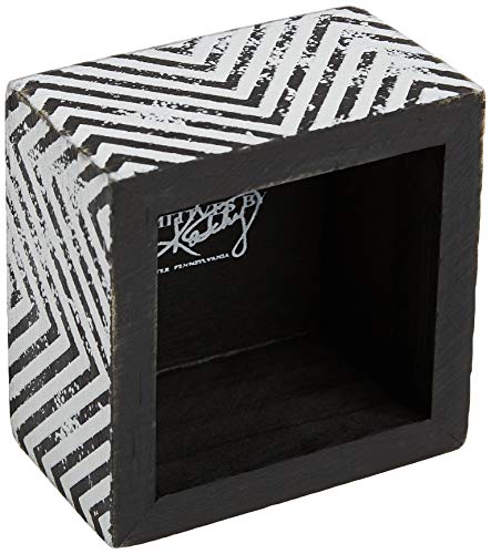 Primitives By Kathy 23238 Chevron Trimmed Box Sign, 3 X 3-Inches, I Love You #TOP3