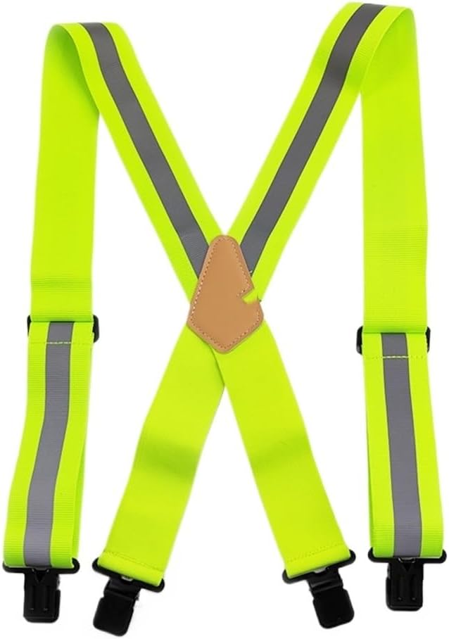 Depth Men's Sling Work Elastic Width Adjustable X-type Strap Fluorescent Tool Support