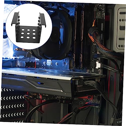 Kit de soporte para disco duro jojofuny de aluminio negro miniatura 5