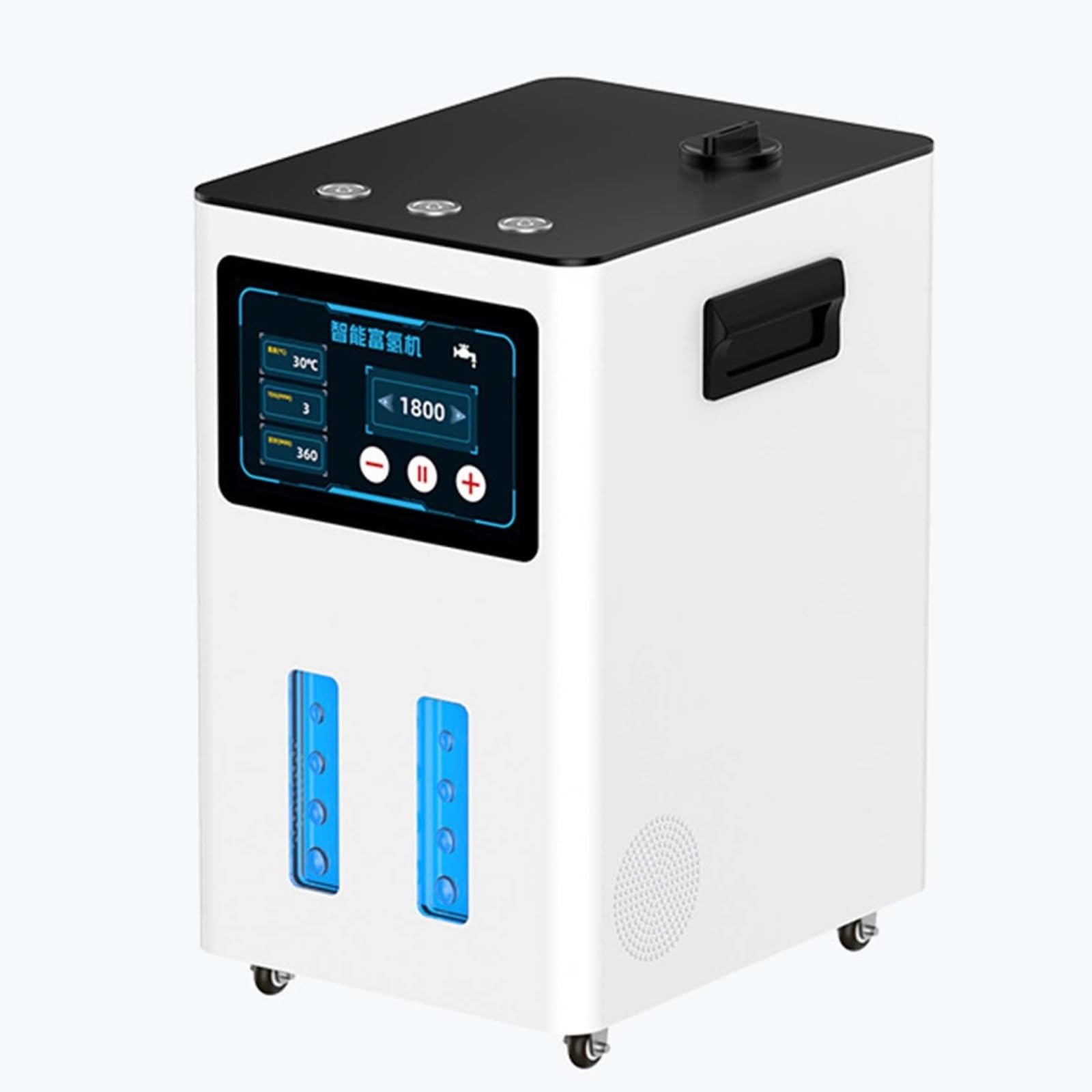 Inhalator Wodorowy O Wydajności 900–1800 Ml/Min, Inhalator Wodorowy Automatycznym Spustem Wody Technologią SPE/PEM Czystości 99,99% Bezproblemową Obsługę Domu(1800ML)