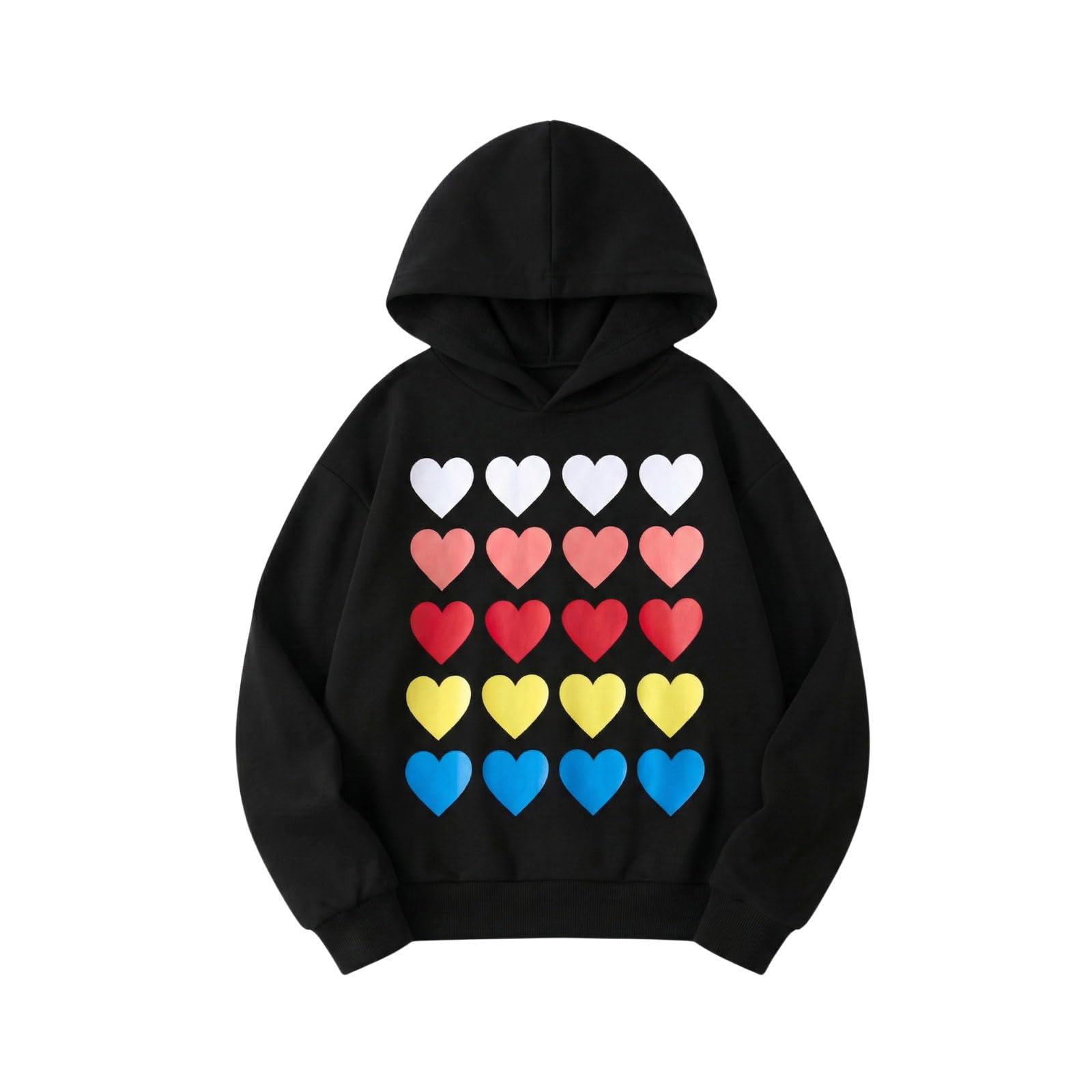 WELAKEN Sweatshirts for Girls Toddler &amp; Kids II Little Girl's Pullover Tops Sweaters &amp; Hoodies,Heart