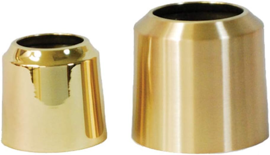Brass Candle Follower, Satin Finish 3" Home & Kitchen