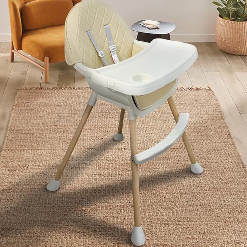 Variante de Almar Baby trona bebe beige convertible 2 en 1 acolchada