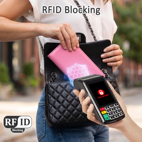 Image of Tipmile Slim Wallet for Women, RFID Blocking Credit Card Holder