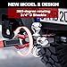 Ayleid Trailer Hitch Tri-Ball Mount with Hook&Pin&Rotatable Tow Shackle,Fits 2-in Receiver with 1-7/8-in,2-in,2-5/16-in Hitch Ball with Anti-Theft Locking Hitch Pin