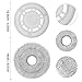 Mop Cloths with Replacement Holder, Wiping Plates for Dreame L10S Ultra / L10s Pro Gen 2/ L10 Ultra/ L10S Pro/ L10 Prime/ X20 Pro, for Xiaomi X20+ Robot Vacuum Cleaner, Mopping Pad Floor Cleaning