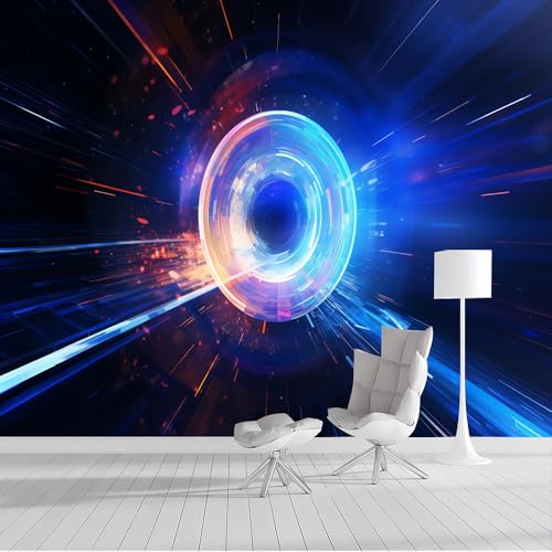 Murales de pared de tamaño personalizado, nave espacial, autoadhesivo, extraíble, despegar y pegar, para sala de estar, dormitorio, baño, oficina