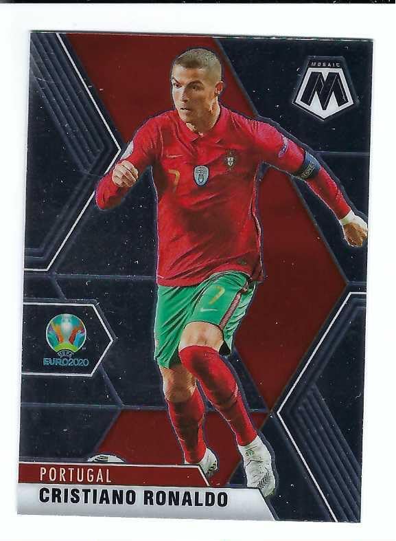 CRISTIANO RONALDO 2020-21 Panini Mosaic UEFA Euro #160 Soccer Card Portugal Al-Nassr FC