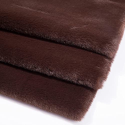 LPLND Bonita tela de felpa corta de 160 x 50 cm, longitud del pelo de 1 cm, tela esponjosa utilizada para manualidades, costura, decoración de cosplay, telón de fondo de fotos, tela de almohada de