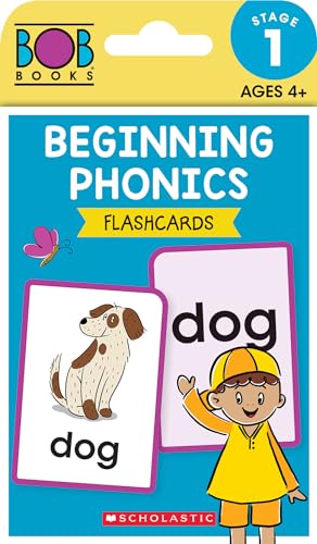 Bob Books - Beginning Phonics Flashcards | Phonics, Ages 4 and up, Kindergarten (Stage 1: Starting to Read)