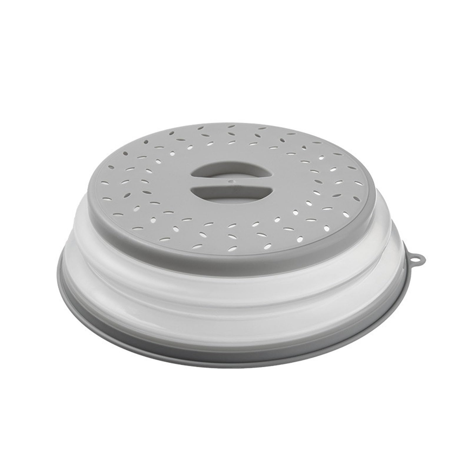 1PCS Microwave Splatter Guard Lid Cover for Food with Steam Vents, Splatter-Proof Microwave Cover with Grip Handle, Easy-Clean Compact Storage