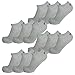 Produktbild FILA 12 Paar Socken, Invisible Sneakers Unisex, einfarbig, 35-46 (4x 3er Pack) (Grau, 39-42 (6-8 UK))