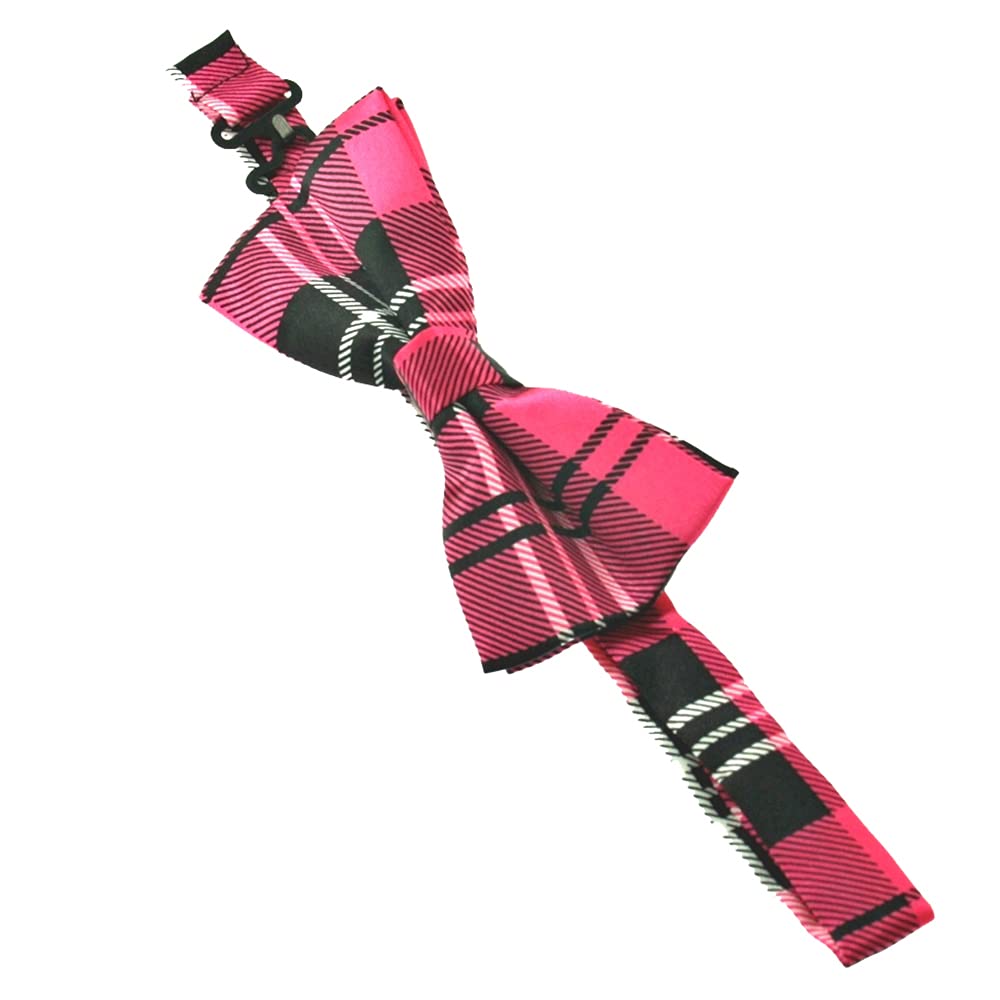 Zac's Alter Ego Fancy Dress Tartan Print Formal Bow Tie