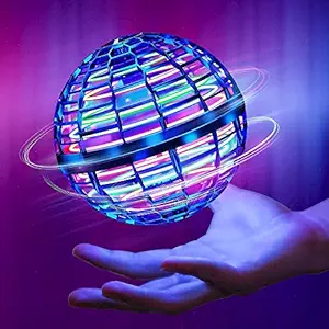 Ecanvas Flying Ball Toys, Flying Orb Ball Boomerang Mini Pro Spinner Blast Oise Toys for Boys Girls Kids Adult Indoor Outdoor, USB Rechargeable Built-in Lights 360 degreeRotating Magic Controller