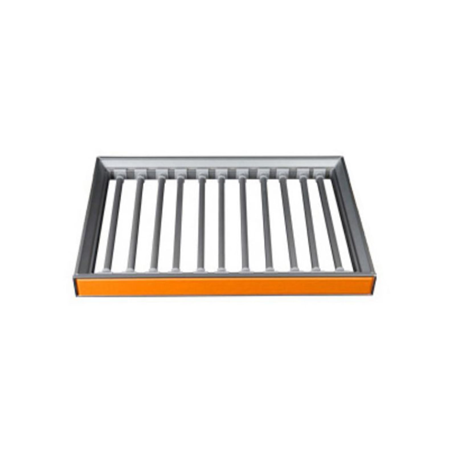 WOTZOV Invisible Drying Rack - Aluminum Alloy Trouser Rack For Washing Machines, Pull-Out Wardrobe Basket Organizer, Space-Saving Solution，Orange 564 614mm