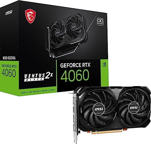 MSI GeForce RTX 4060 VENTUS 2X BLACK 8G OC