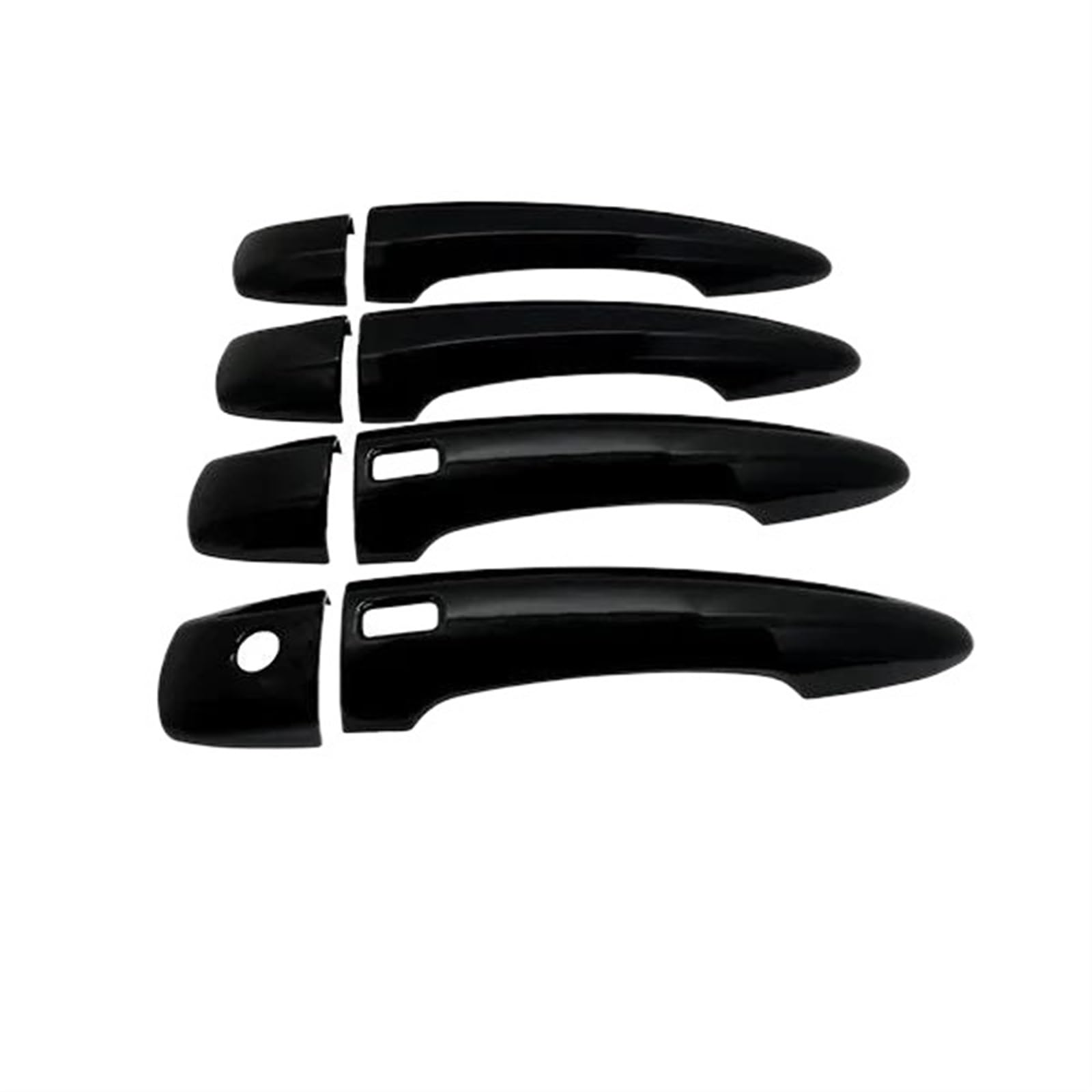 Lzbzhb 4Handle 2 Buttons Car Exterior Outsidedoor Handle For Nissan For Altima L34 2019 2020 2021 2022 Gloss For Smart Door Handle Cover Car Corate Styling Exterior Accessories Stickers(4Handle 2 Buttons)