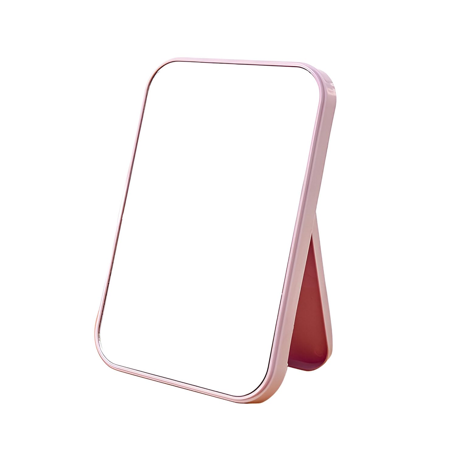 Foldable Makeup Mirror with Stand, Desktop Makeup Mirror with Stand for Women, Vanity Mirror, Cosmetic Standing Mirror for Makeup, Portable for Travel, Camping, Home (Pack of 1, Pink)-picture-54