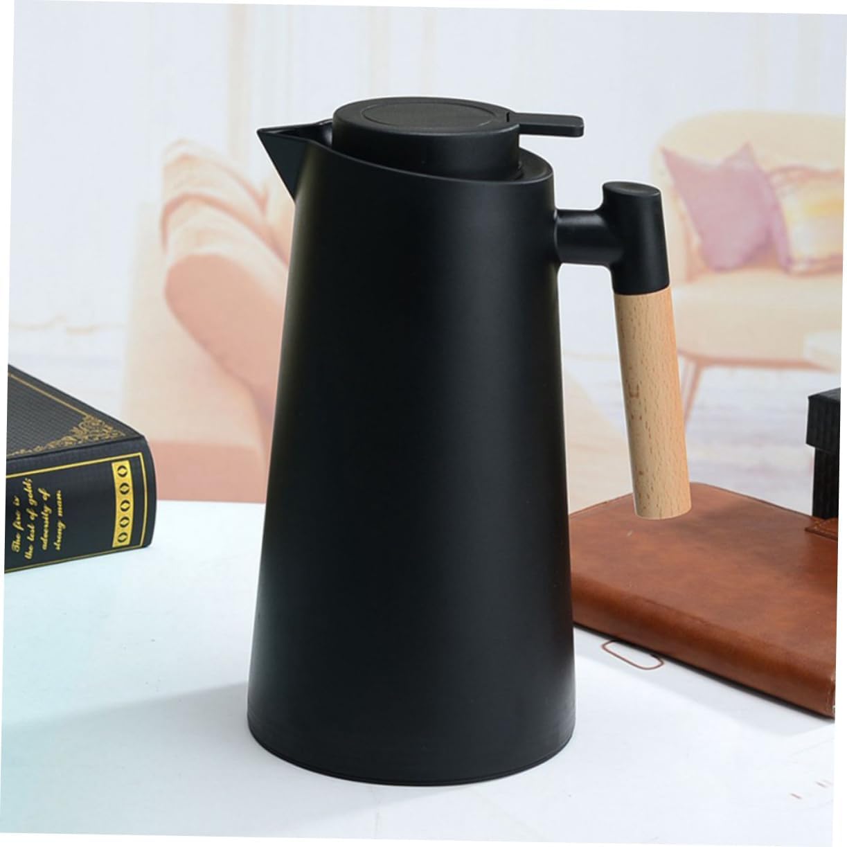 Sulated Water Kettle Hot Water Bottle Vacuum Glass Inner for Home Present