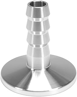 LAB OUTLET Adapter KF25 Rubber Hose Nozzle, Transition Fitting,OD=1/2