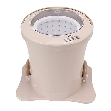 Manual Dewatering Machine, Manual Clothes Dehydrator Detachable 2500RPM Ergonomic Design ABS PP for Home