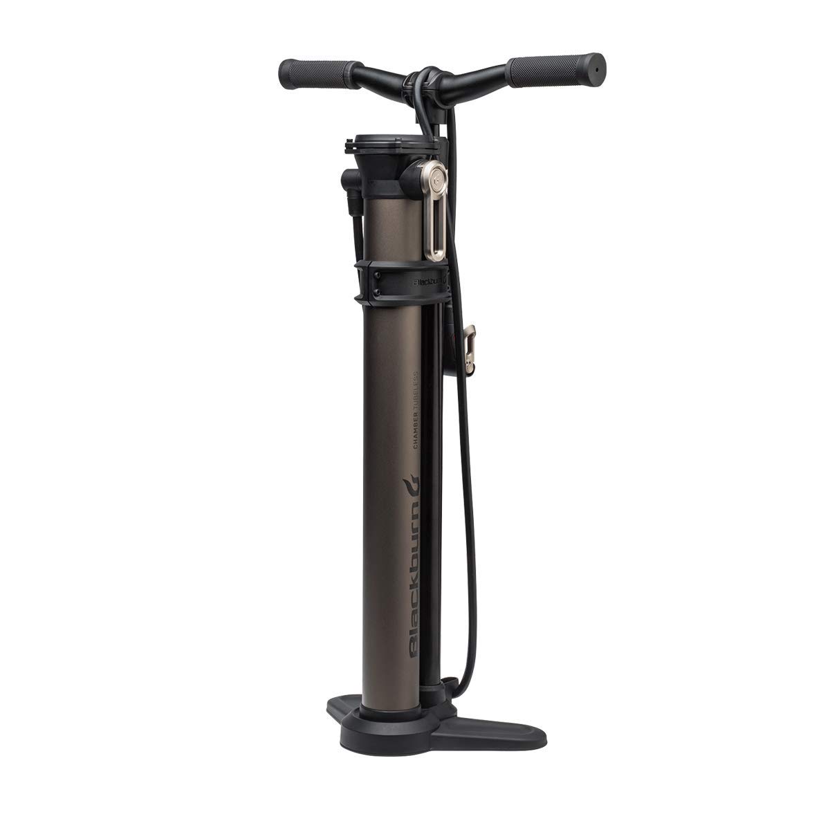 BLACKBURN BB PUMP WORKSHOP CHAMBER TUBELESS W/MANOM 160PSI#, Grey