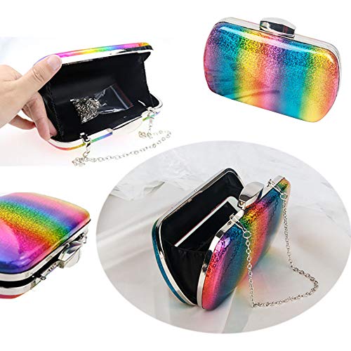 Magibag-Women-Rainbow-Crossbody-Chain-Bag-Wallet-for-Wedding-Evening-Party-Clutch-Purse-Handbag