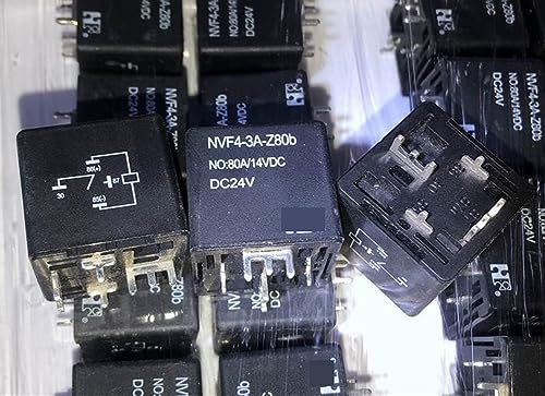 Relé V7-1A-24V-80A de 4 pines con diseño NVF4-3A-Z80b para proyectos industriales