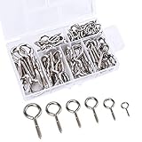 ❤【EINFACHE INSTALLATION】 - Die Spitze der Spitze des Gewindes verjüngt sich und kann einfach installiert und in den gewünschten Bereich eingesetzt werdenScharfe Punkte beißen schnell und einfach in Holz, bequem für Sie.