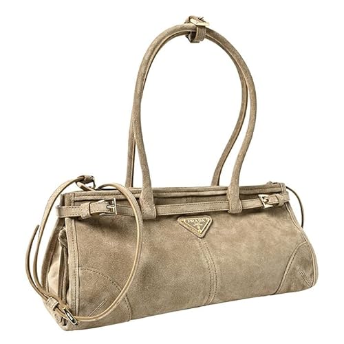 PRADA(プラダ) レディース ハンドバッグ ボニー ミディアム スエード ショルダーバッグ 1BA426-2C4S [並行輸入品]