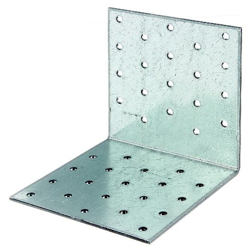 GAH-Alberts 330903 Lochplattenwinkel, sendzimirverzinkt, 100 x 100 x 100 mm / 25 Stück