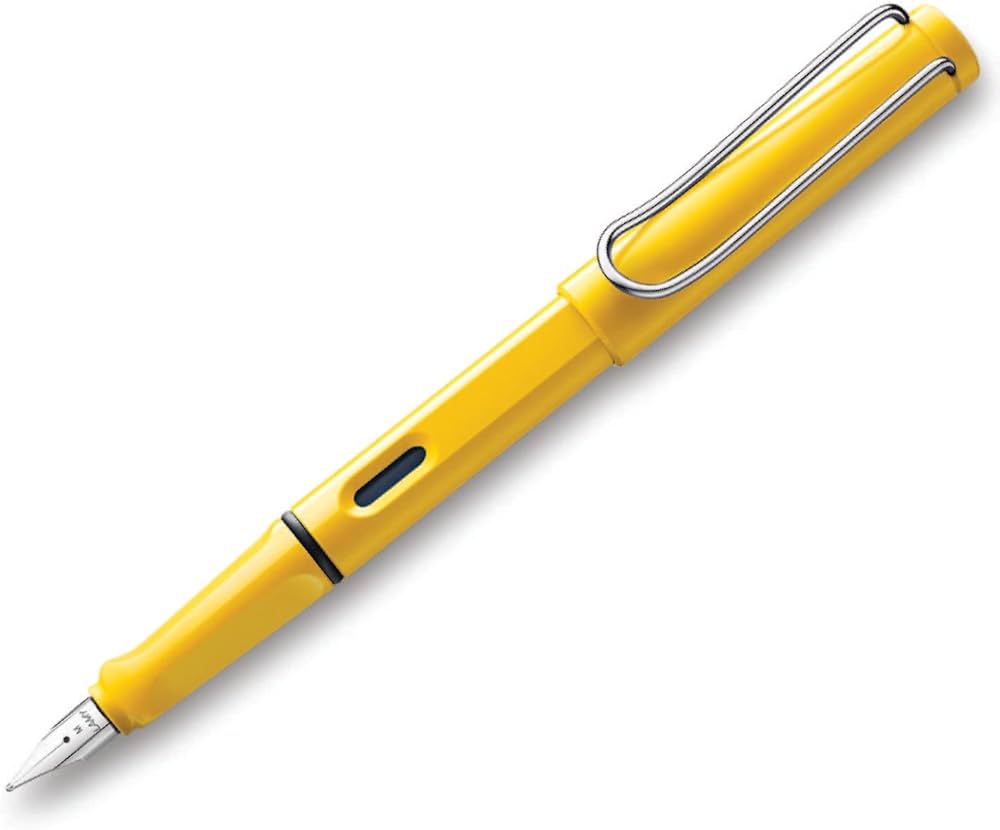 LAMY Safari 万年筆 イエロー ペン先 F Amazon | 並行輸入品 LAMY ラミー 万年筆 F 細字 イエロー | 万年筆
