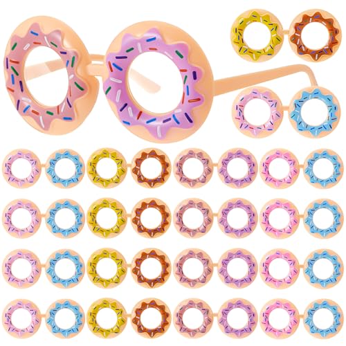 Donut Sunglasses for Kids Funny Donut Novelty Glasses for Party Decor Photo Booth Props Christmas party Gifts