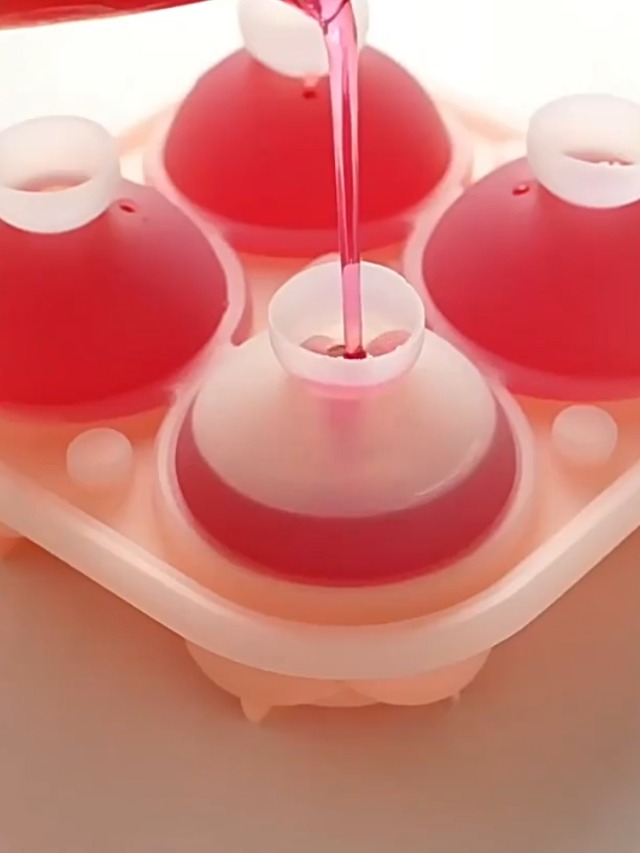 Molde para cubos de hielo 3D flor silicona alimentaria miniatura 7