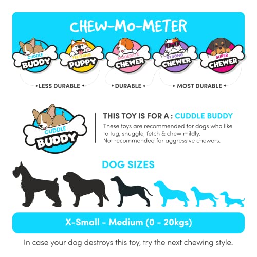 Image of BarkButler x Fofos Pheasant Bird Plush - Soft & Squeaky Toys for Dogs, Dog Toys for Medium Dogs (0-20kgs) - Brown