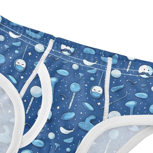 Yuiboo Boy Toddler Underwear Pure Cotton Breathable Underwear for Toddlers A Father's Day in Sizes 2T4