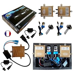 HID-Kit, Xenon, Frans merk Vega® H7, 5000 K, 55 W, Canbus, foutvrij, ODB, Design Asic, lamp met metalen sokkel (5000 K)