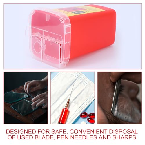 Récipient à lame de rasoir léger portable en plastique - 5