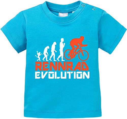 Preisvergleich Produktbild EZYshirt® Rennrad Evolution Baby T-Shirt