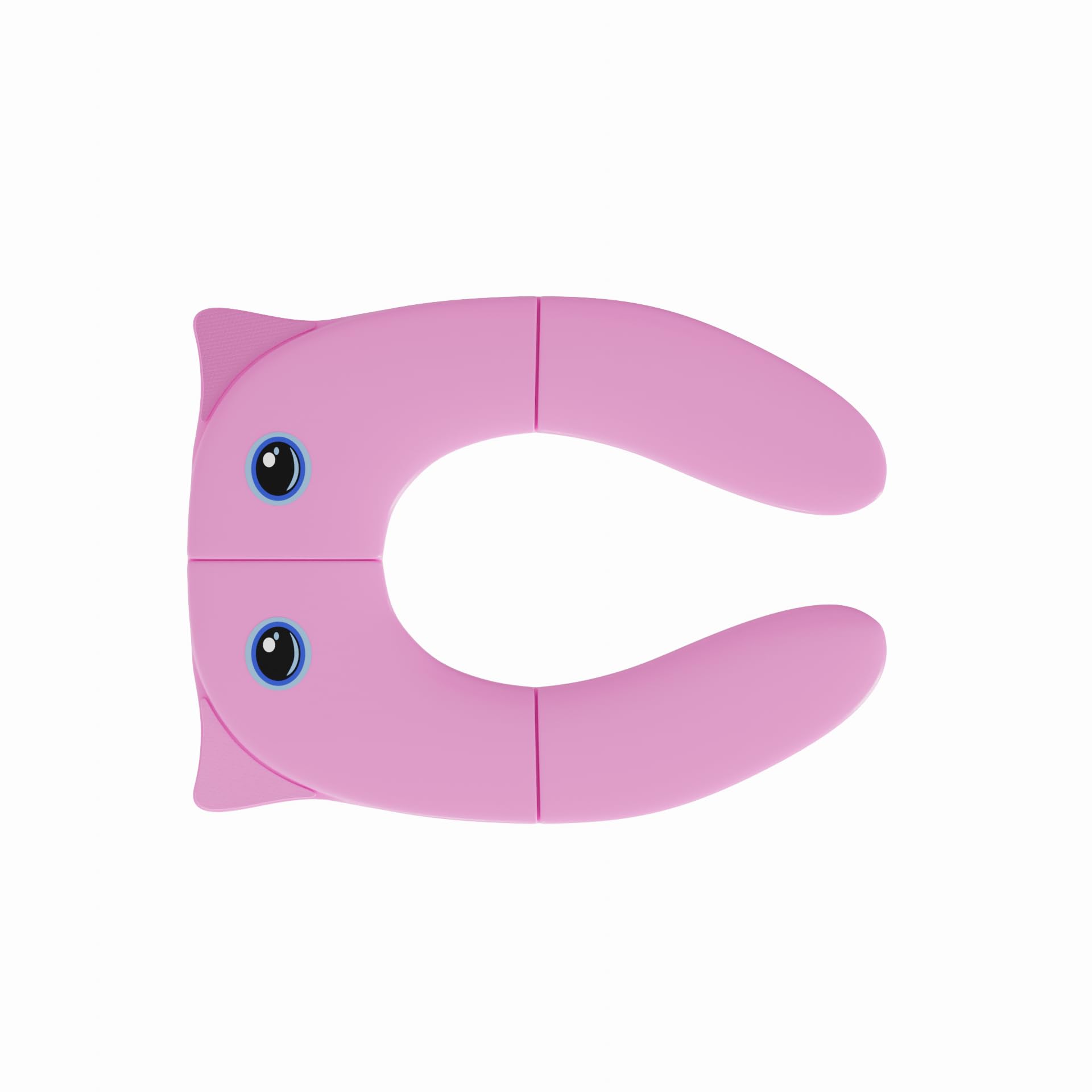 TECHHARK® Baby Potty Training Toilet Seat for Boys And Girls Kids, Non-Slip with Splash Guard, Fits Round & Oval Toilets, (TRAVEL PINK) - Image 7 thumbnail