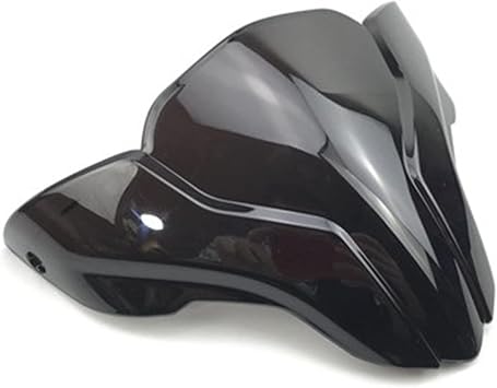 واقي شاشة الرياح زجاج أمامي للدراجات النارية واقي شاشة الرياح واقي شاشة الرياح لـ Bajaj لـ Pulsar NS200 لـ NS 200 200NS عاكس الهواء اللون أسود