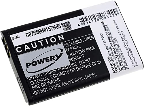▶ Tipo: Li-Ion | ▶ Voltaggio: 3,7V | ▶ Capacit?: 1200mAh/4,4Wh | ▶ Dimensioni prodotto: 53,0mm x 33,9mm x 5,7mm | ▶ Peso articolo: 50 g. | ▶ 100% compatibile |
