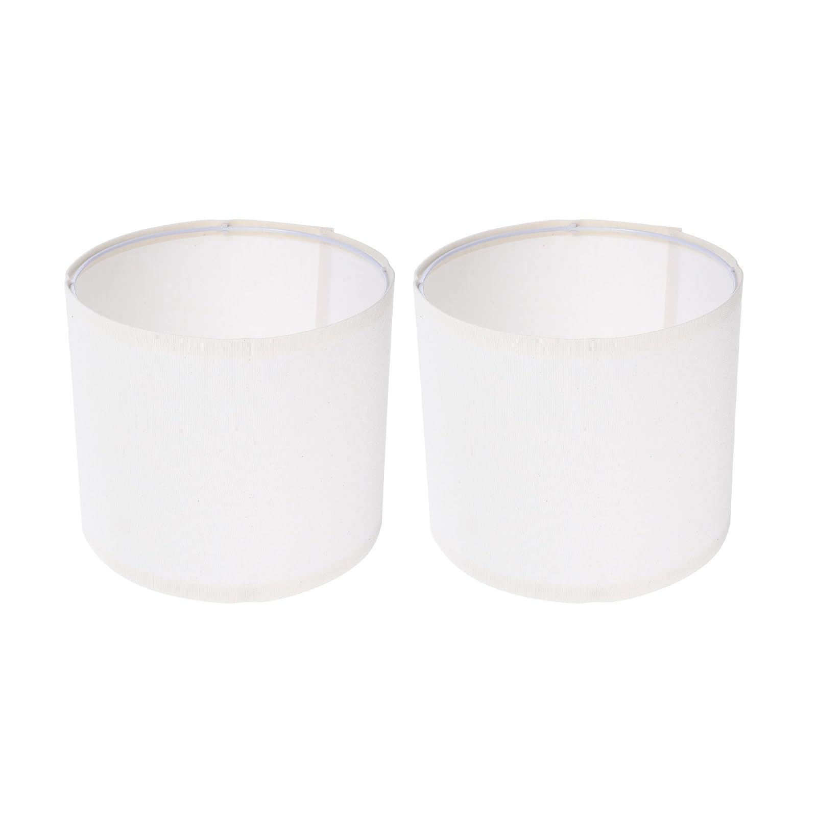 MAGICLULU Pantallas Protección Ocular Diseño Desmontable de Lámpara de Lino Beige Paquete de 2 Unidades para Lámparas de Mesa Pared para Hogar y Hotel