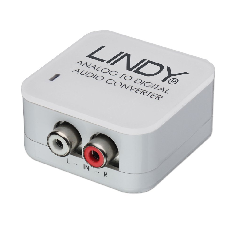 Lindy Convertisseur Audio analogique -> SPDIF numérique, Noir