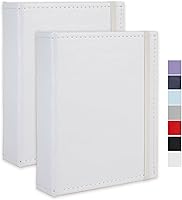 Vista 39 de Álbum de fotos pequeño de 4 x 6 pulgadas, paquete de 2 libros de fotos de cuero, cada mini álbum de 26 páginas tiene capacidad para 52 fotos
