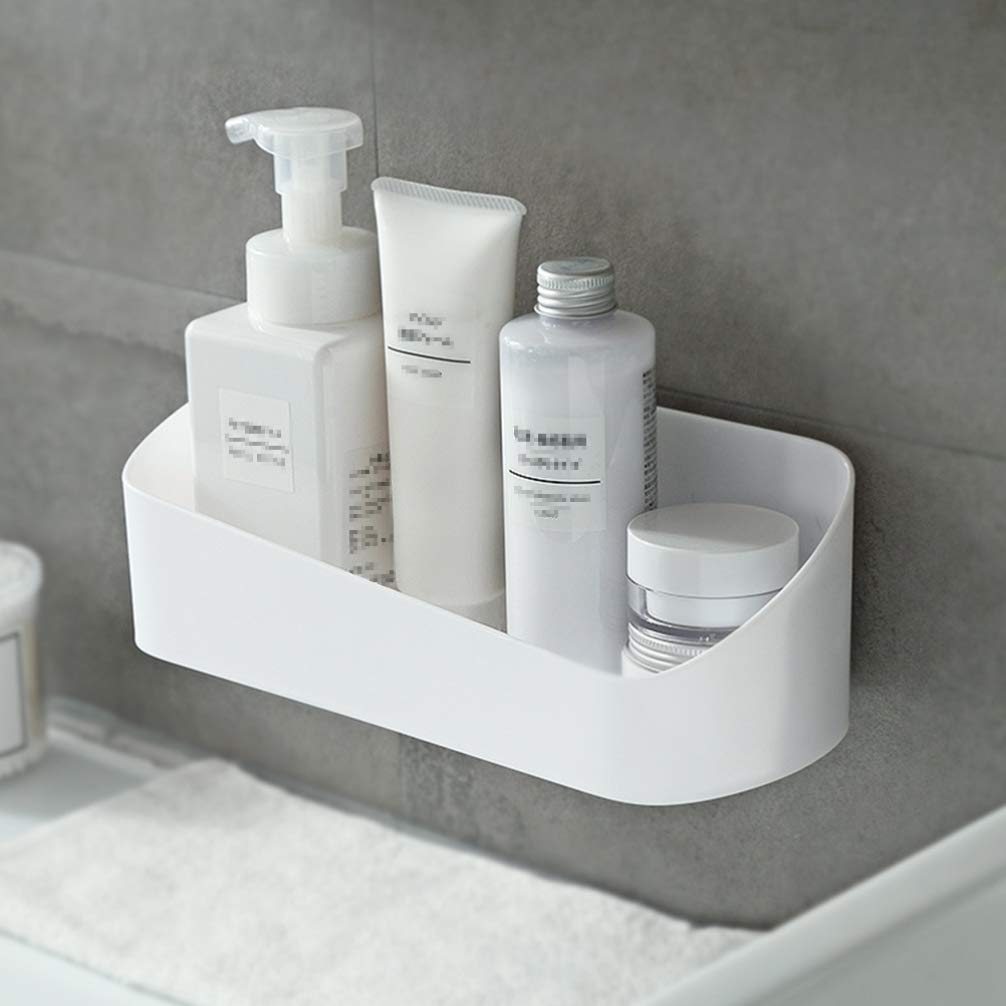 Oriware Adesivo Mensola Bagno Doccia Con Portasapone Mensole Caddy Con Portacoltelli Da Barba Senza Foratura Inossidabile Sus304 Confezione Da 3