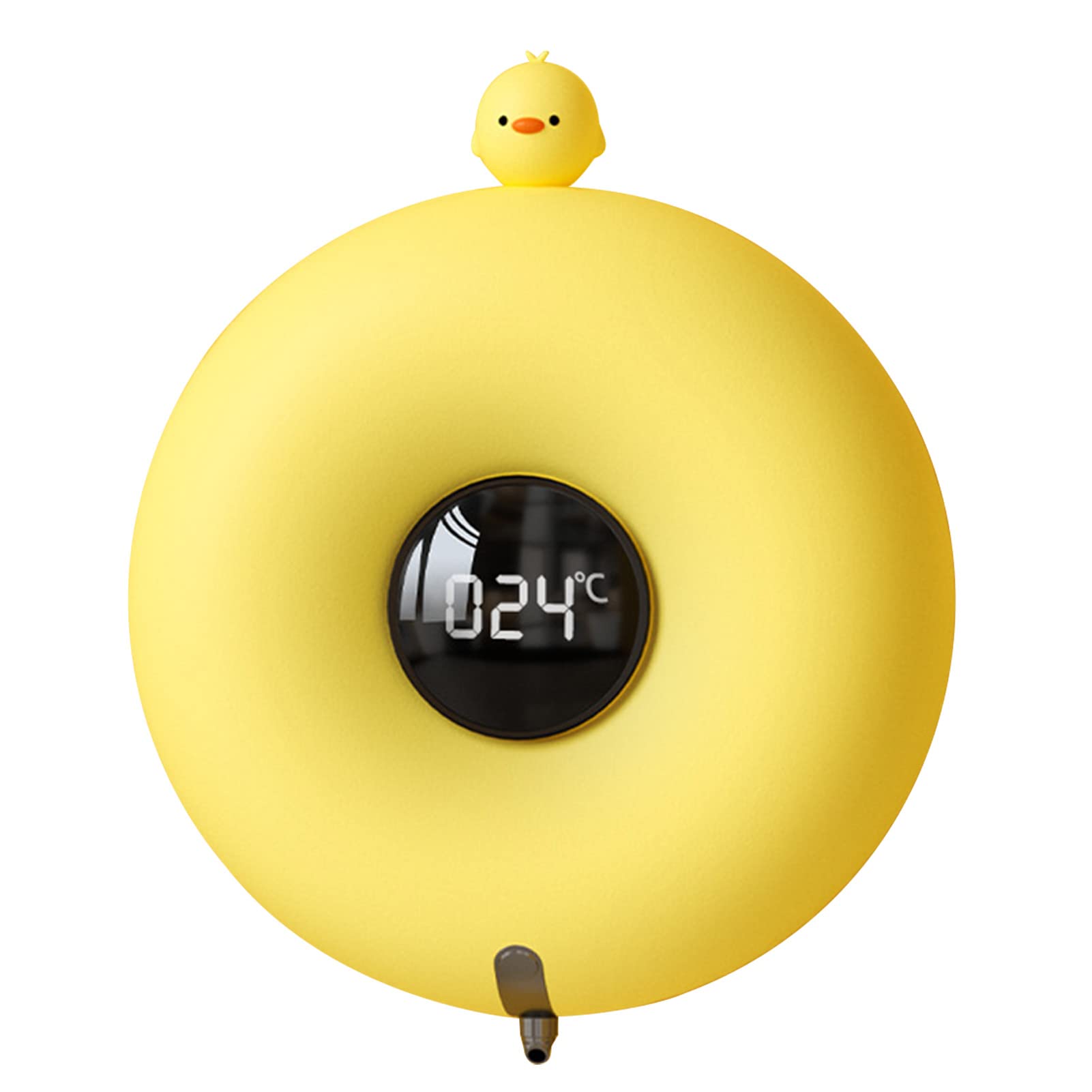 Yosoo Health Gear Automatischer Schaumseifenspender, Berührungsloser ABS-Seifenspender mit Infrarot-Induktion, LED-Anzeige, USB-C-Aufladung, 280 Ml für Badezimmer, Küche, Heimbüro (Yellow)