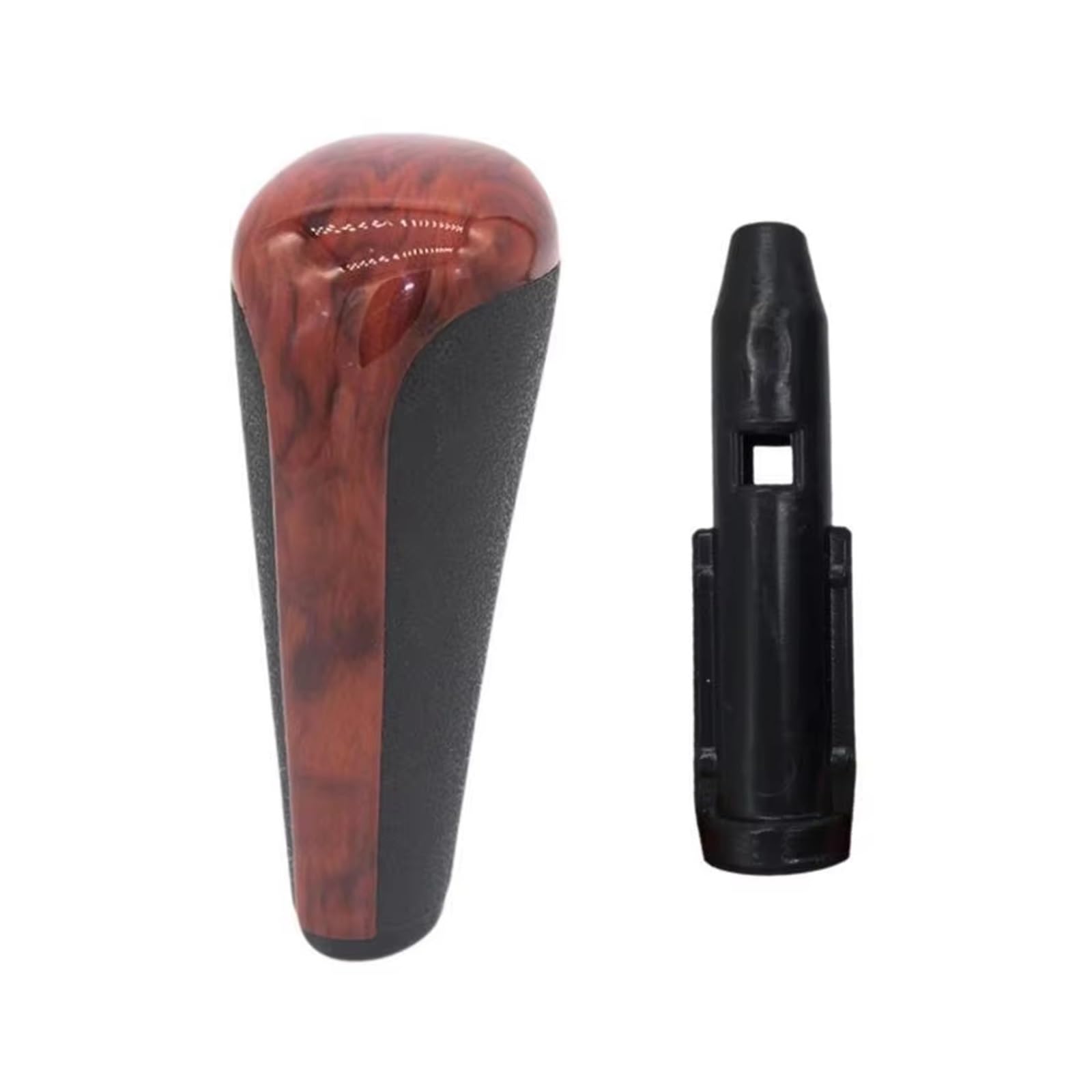 Axexnejv Wood Pattern Shift Gear Lever Knob For Peugeot 206 207 307 308 408 508 2008 Automatic Gear Shift Knob Car Accessories Gear Shifter Knob Handle(Wood Pattern)