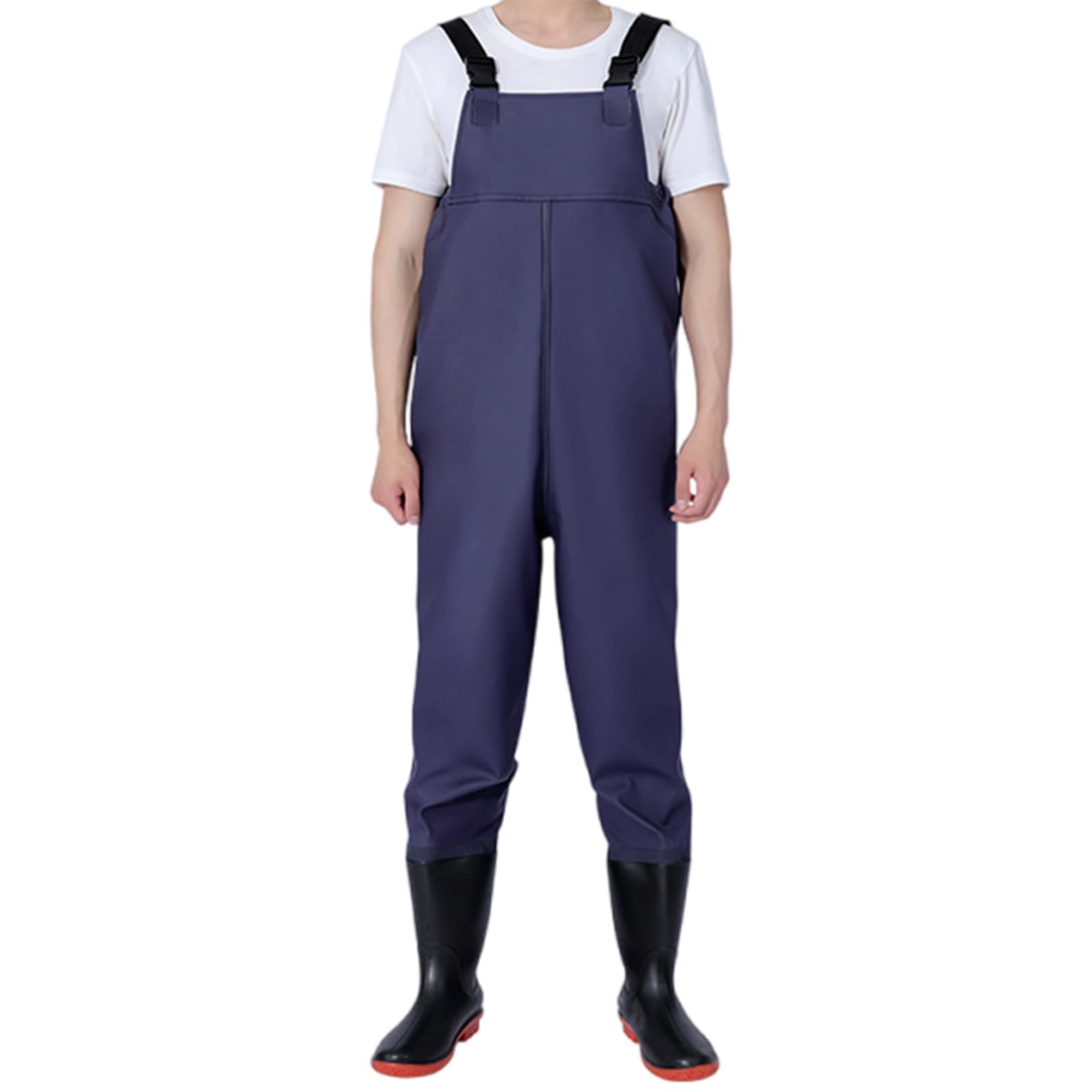 Vadeadores de Pecho,Pantalones de Estanque,Traje de vadear,Correa Ajustable Ajustables en la Cintur,Transpirable,Impermeable,Unisexo,para Regalo Amantes de Pesca y Deportiva